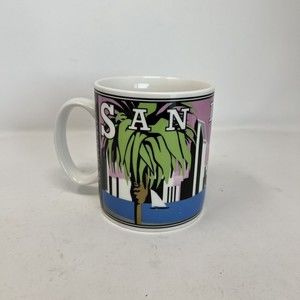 Starbucks Mug San Diego Waterfront Skyline City Scene Series Barista Collectible